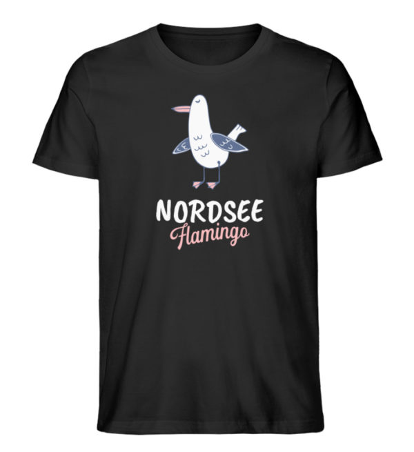 Nordsee Flamingo - Herren Premium Organic Shirt-16