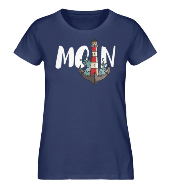 Moin Anker Leuchtturm - Damen Premium Organic Shirt-6057
