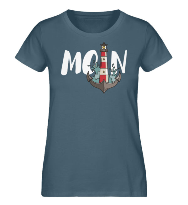 Moin Anker Leuchtturm - Damen Premium Organic Shirt-6880