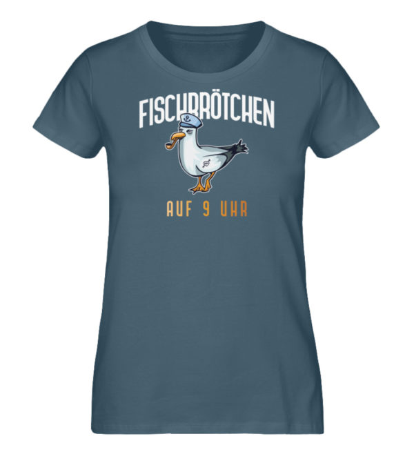 Fischbrötchen auf 9 Uhr - Damen Premium Organic Shirt-6880