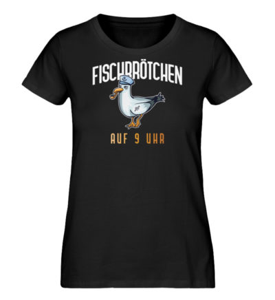 Fischbrötchen auf 9 Uhr - Damen Premium Organic Shirt-16
