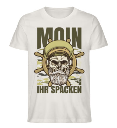 Moin ihr Spacken Hell - Herren Premium Organic Shirt-6865