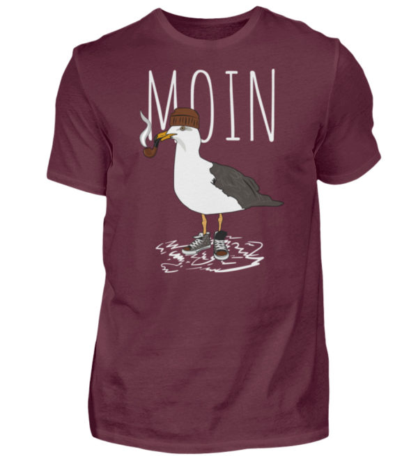 Moin Möwe helles Design - Herren Shirt-839