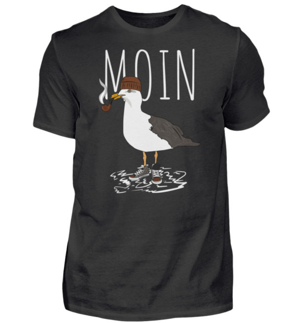 Moin Möwe helles Design - Herren Shirt-16