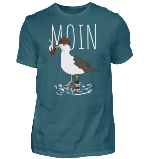 Moin Möwe helles Design - Herren Shirt-1096