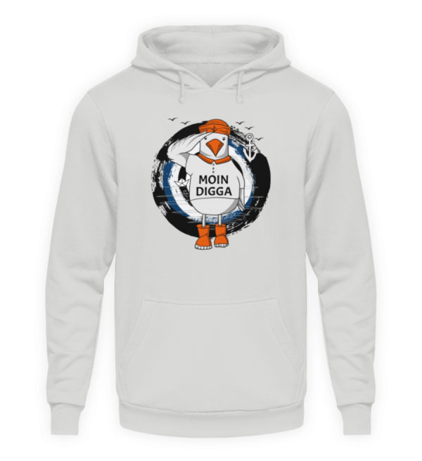 Moin Digga Möwe - Unisex Kapuzenpullover Hoodie-23