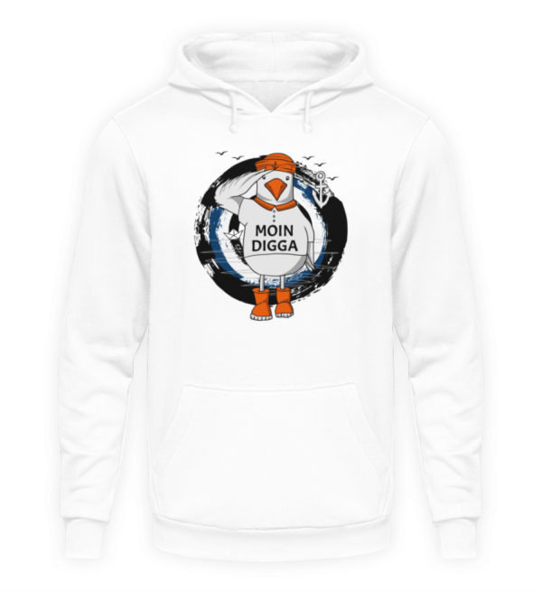 Moin Digga Möwe - Unisex Kapuzenpullover Hoodie-6867