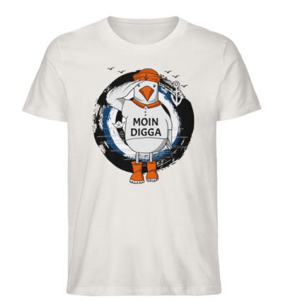 Moin Digga Möwe - Herren Premium Organic Shirt-6865