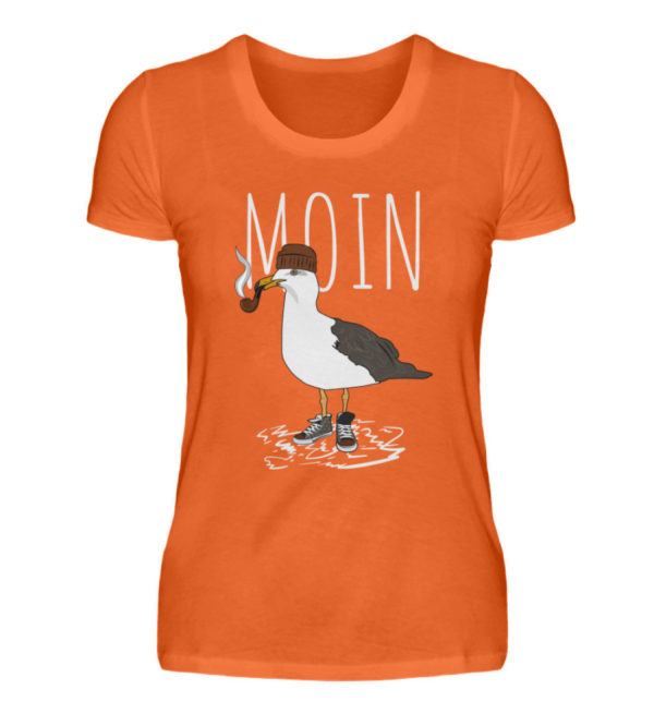 Moin Möwe helles Design - Damenshirt-1692