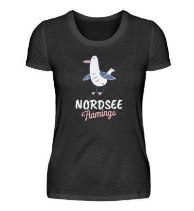 Nordsee Flamingo - Damenshirt-16
