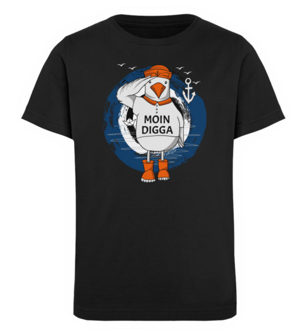 Moin Digga Möwe - Kinder Organic T-Shirt-16