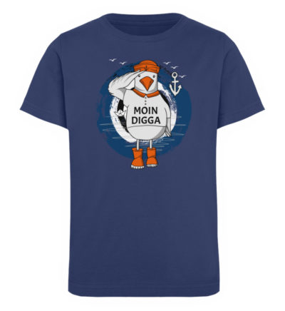 Moin Digga Möwe - Kinder Organic T-Shirt-6057