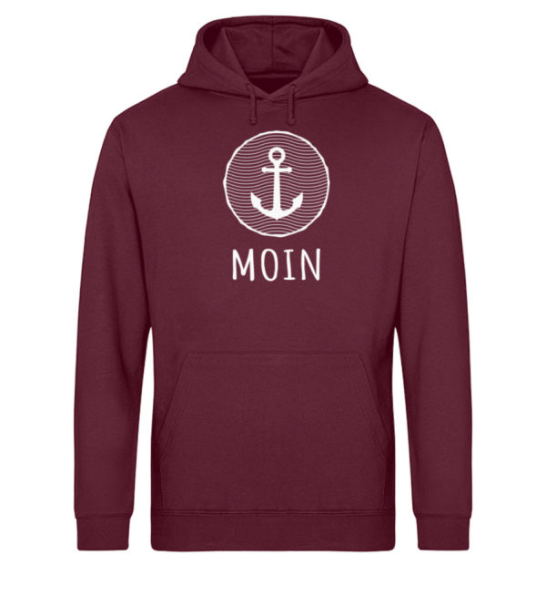 Moin Anker Logo - Unisex Organic Hoodie-839