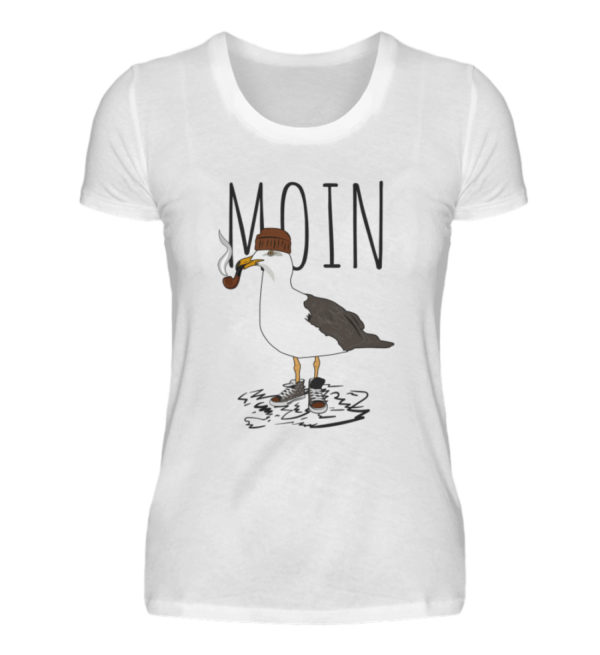 Moin Möwe - Damenshirt-3