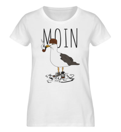 Moin Möwe - Damen Premium Organic Shirt-3