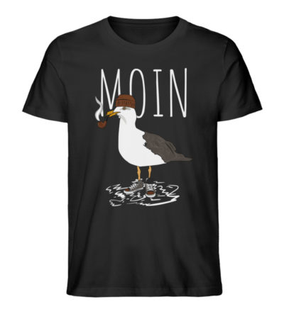 Moin Möwe (Übergrößen) - Herren Organic Shirt-16