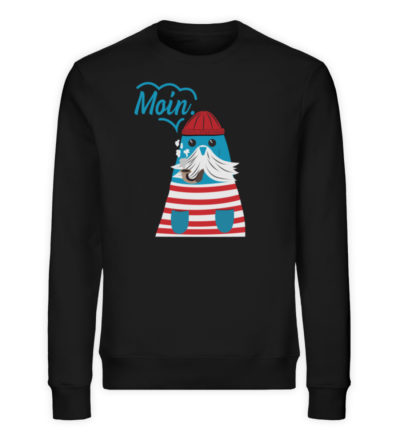 Seehund Moin - Unisex Organic Sweatshirt-16