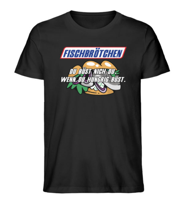 Fischbrötchen Slogan (Übergrößen) - Herren Organic Shirt-16
