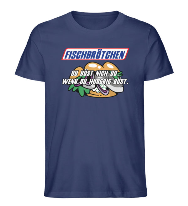 Fischbrötchen Slogan (Übergrößen) - Herren Organic Shirt-6057
